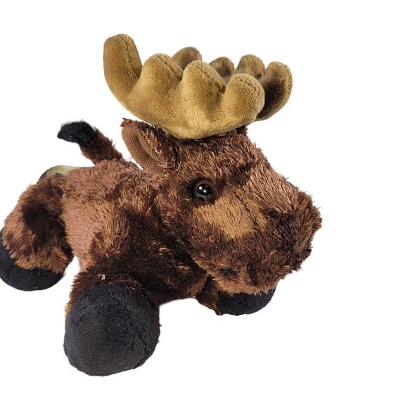 Wild Republic Plush Moose Toy, 7 Inch Stuffed Animal Brown Tan Very Soft - Picture 2 of 15